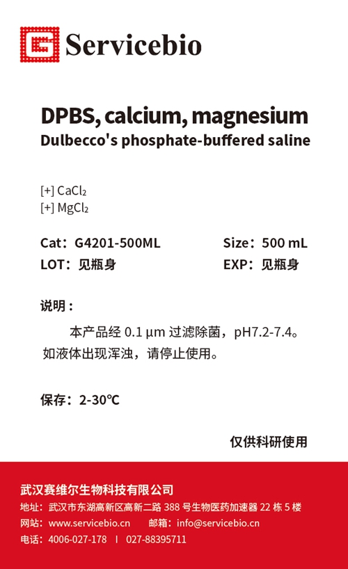 DPBS-Puffer enthält Calciumion und Magnesiumion für biochemische IHC Embryo-Experiment
